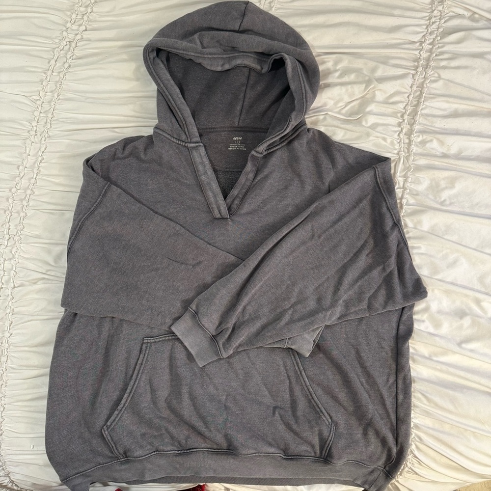 Aerie V-Neck Oversized Hoodie